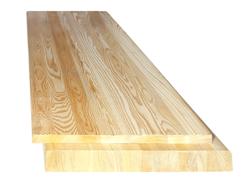 Деревянные ступени для лестницы из лиственницы Сорт: Э (Экстра), Сечение, мм: 40x300, Длина, м: 1